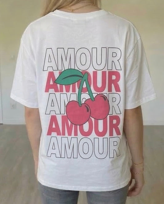 T-shirt Amour blanc