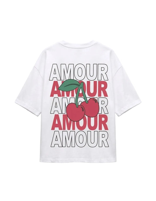 T-shirt Amour blanc