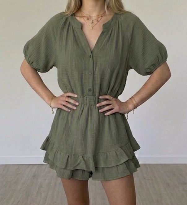 Combi short Alissa Kaki