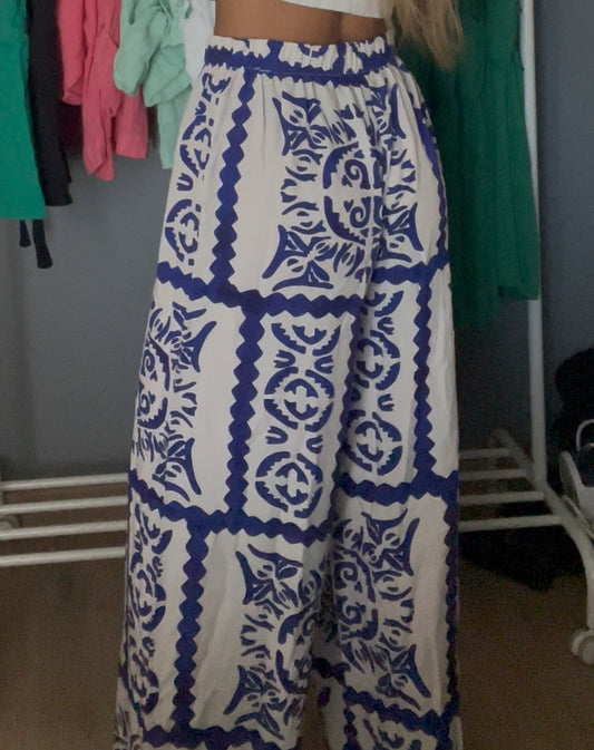 Pantalon Noélie bleu