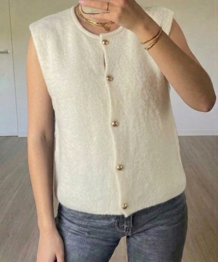 Gilet Maria blanc