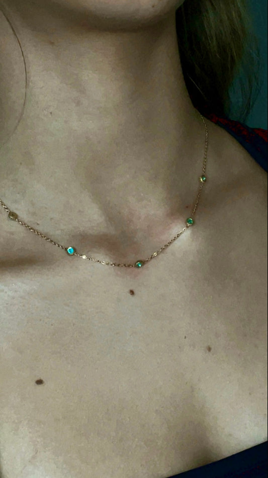 Collier Julia bleu