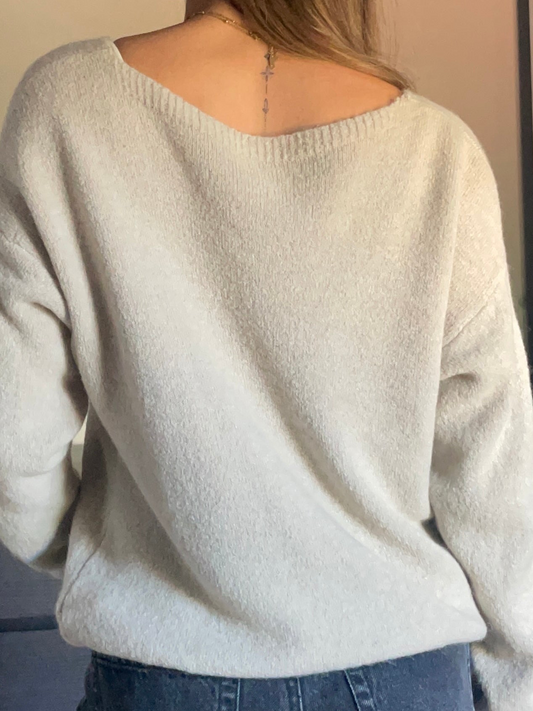 Pull Leya beige