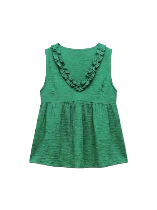 Top Mila vert