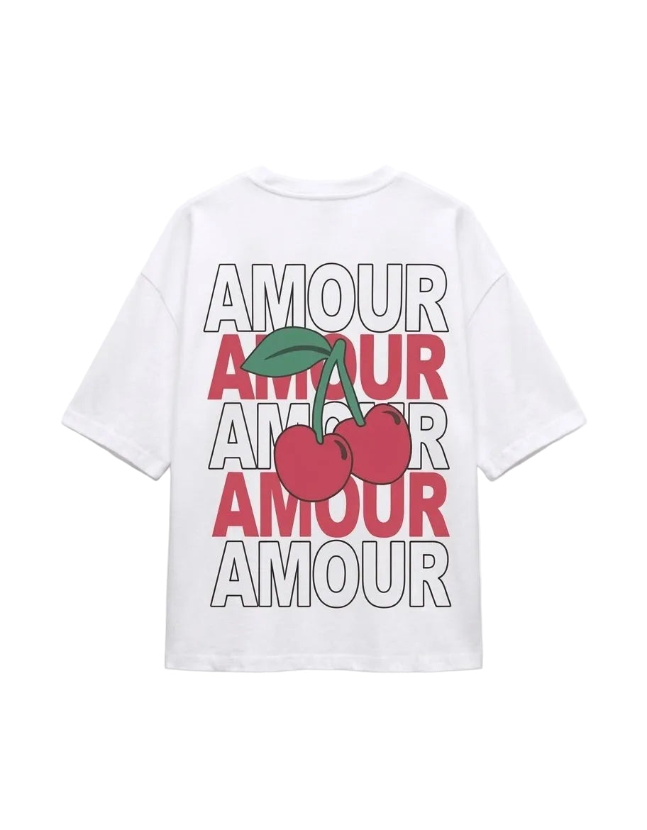 T-shirt Amour blanc