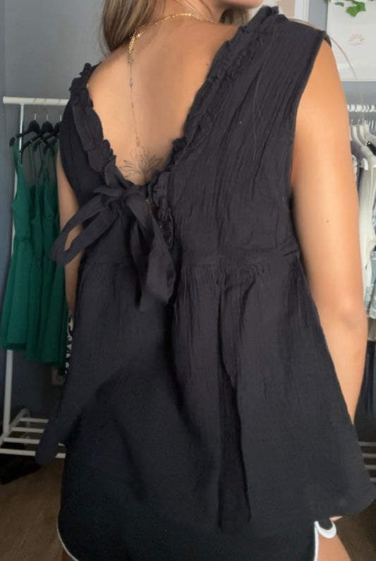 Top Mila noir