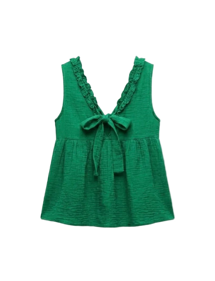 Top Mila vert