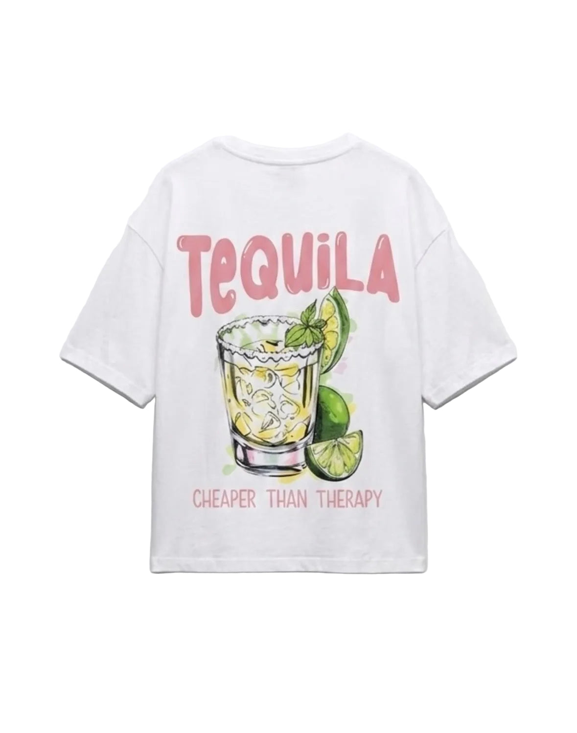T-shirt Tequila blanc