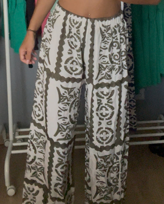 Pantalon Noélie kaki