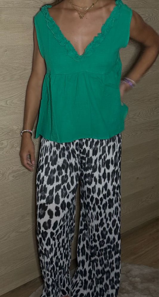 Tenue Lydia Noir&Mila Vert