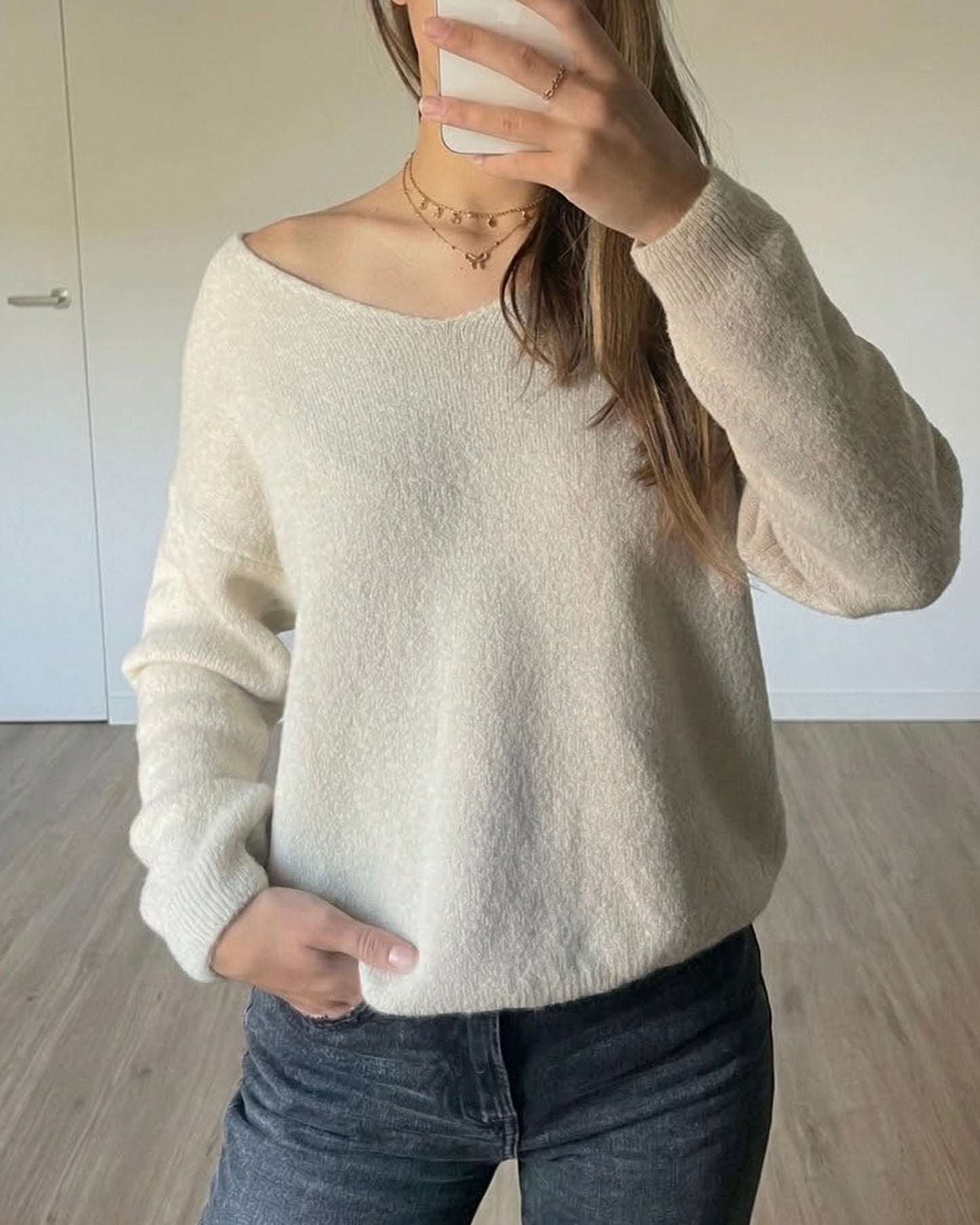 Pull Leya beige