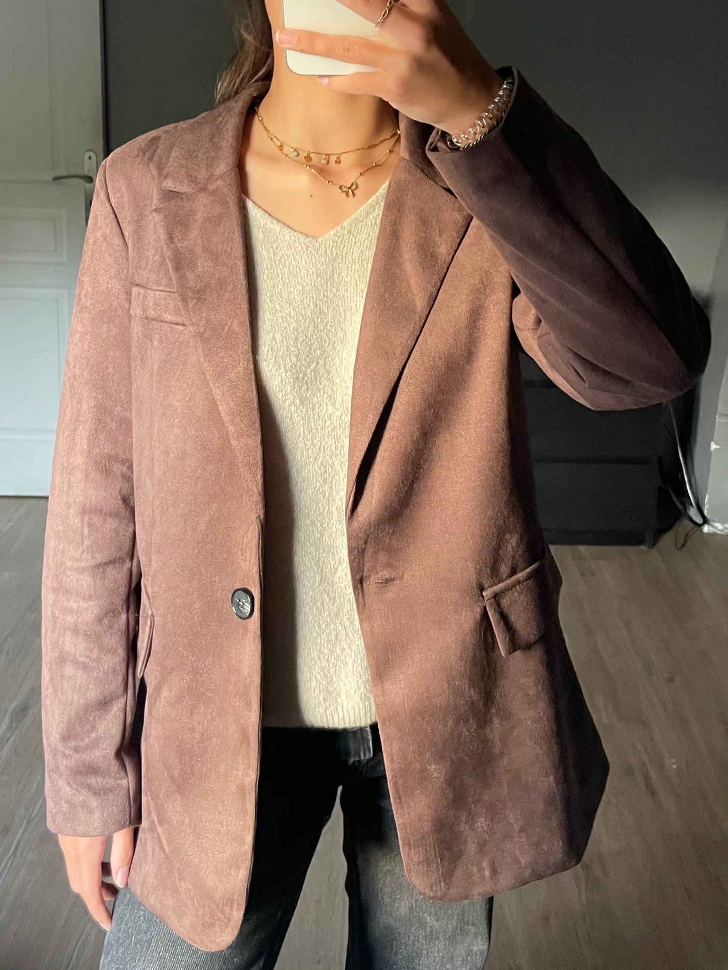 Blazer Téa marron