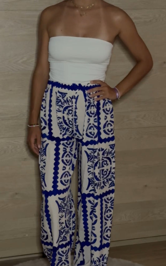Tenue Noélie Bleu&Manon Blanc
