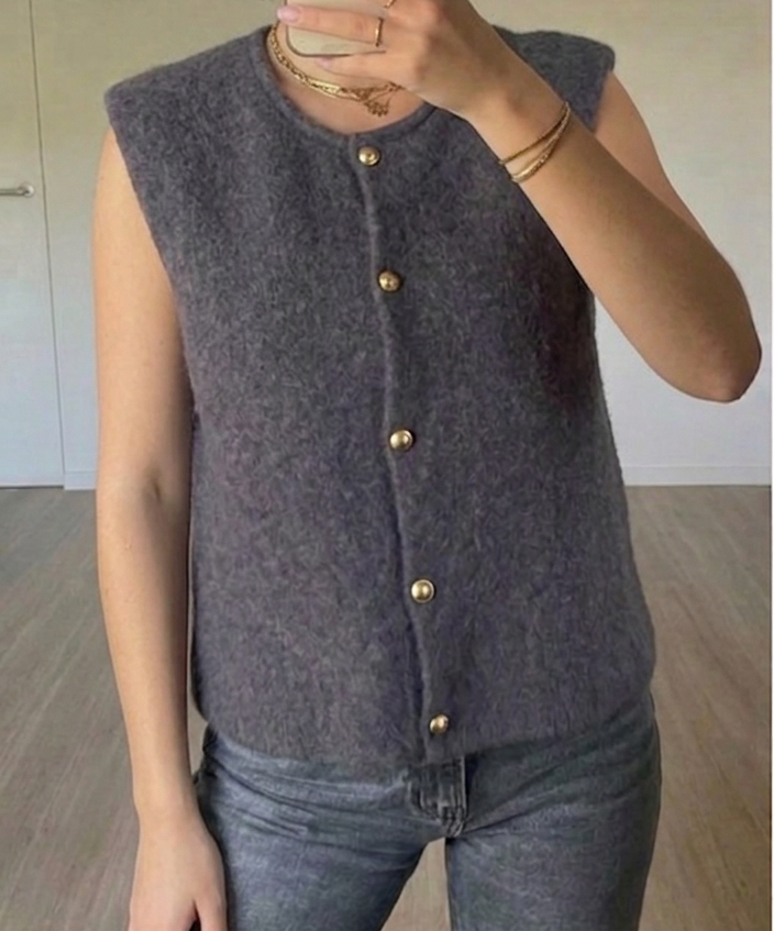 Gilets Maria gris