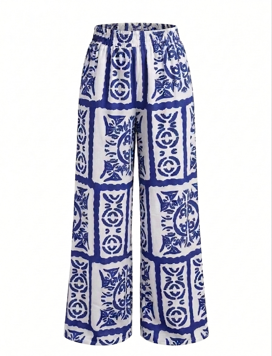 Pantalon Noélie bleu