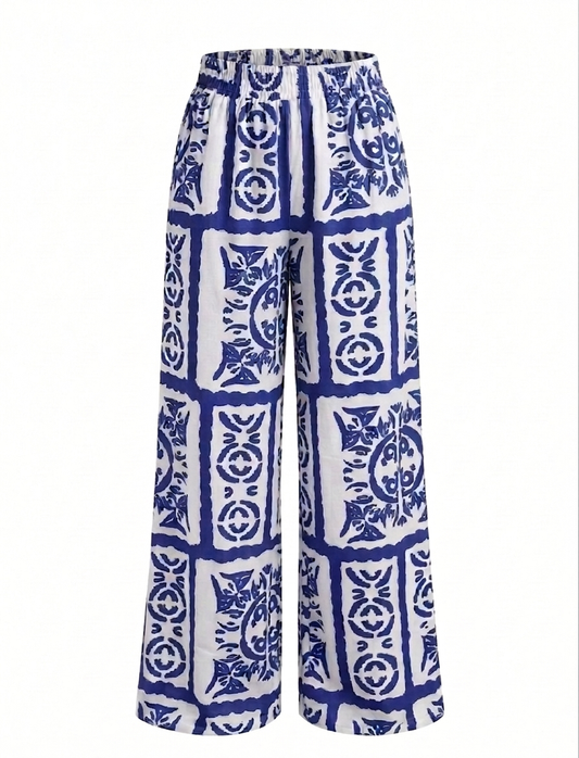 Pantalon Noélie bleu