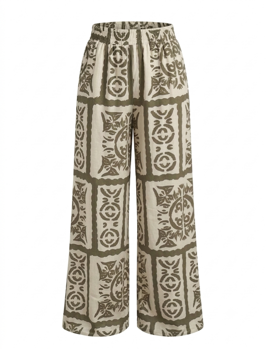 Pantalon Noélie kaki