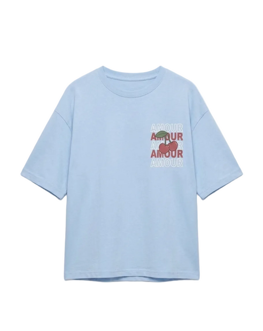 T-shirt Amour bleu